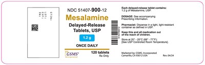 51407-900-12OL - Mesalamine DR 1.2g - Rev. 0424.jpg 51407-900-12OL - Mesalamine DR 1.2g - Rev. 0424.jpg - 51407 900 12OL Mesalamine DR 1.2g Rev. 0424